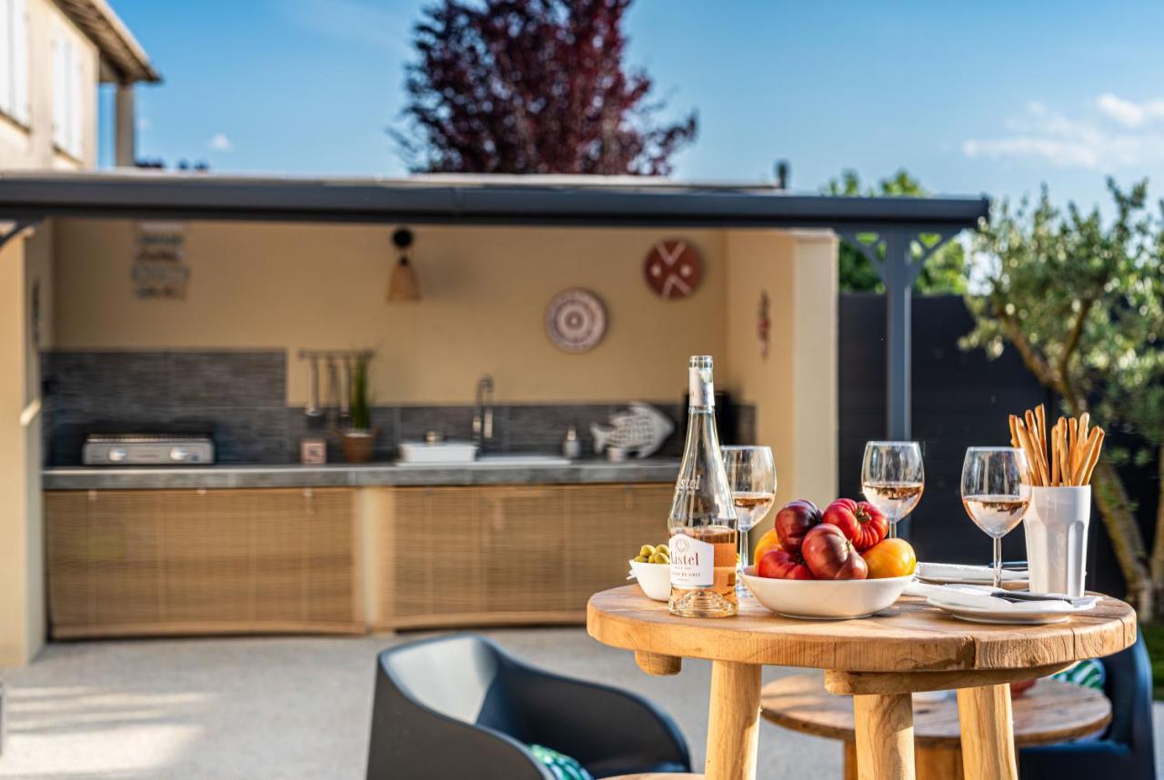 Villa Des Oliviers Sublime Villa Avec Piscine Chauffee Et Privee Et Baby Foot Bon-Encontre Екстериор снимка