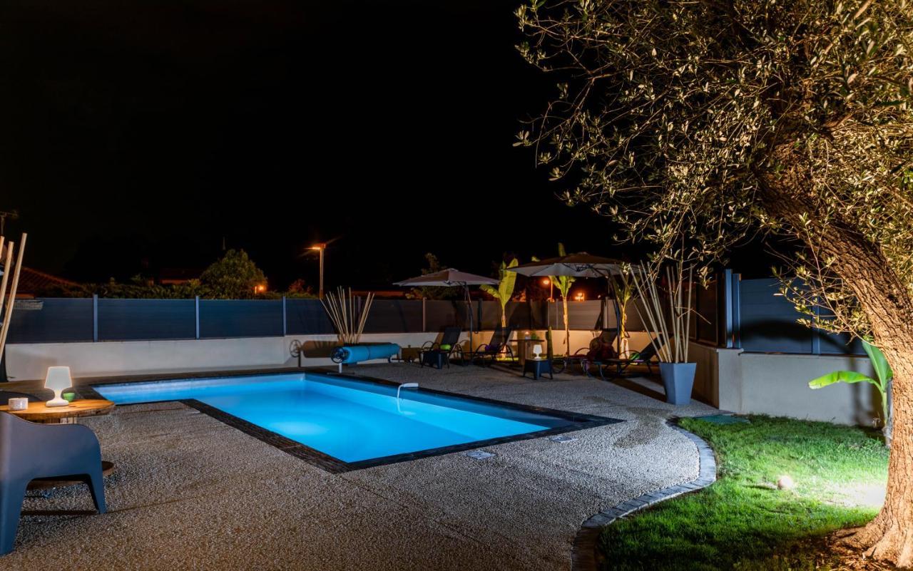 Villa Des Oliviers Sublime Villa Avec Piscine Chauffee Et Privee Et Baby Foot Bon-Encontre Екстериор снимка