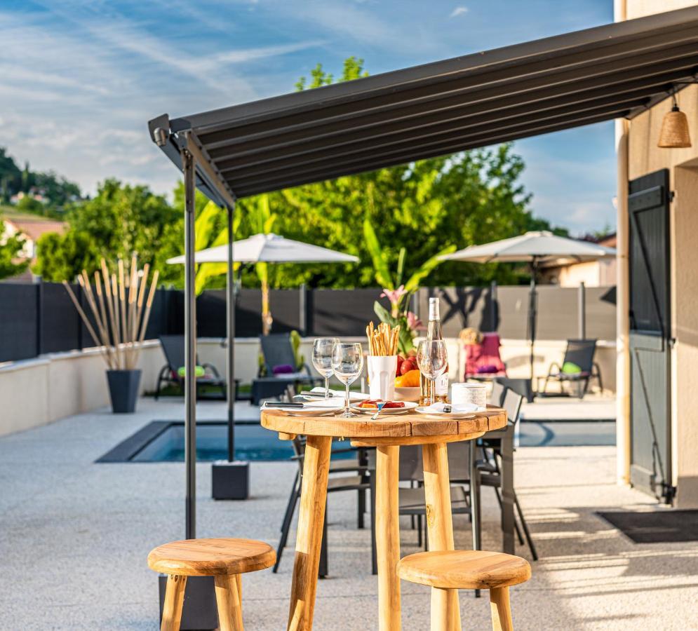Villa Des Oliviers Sublime Villa Avec Piscine Chauffee Et Privee Et Baby Foot Bon-Encontre Екстериор снимка