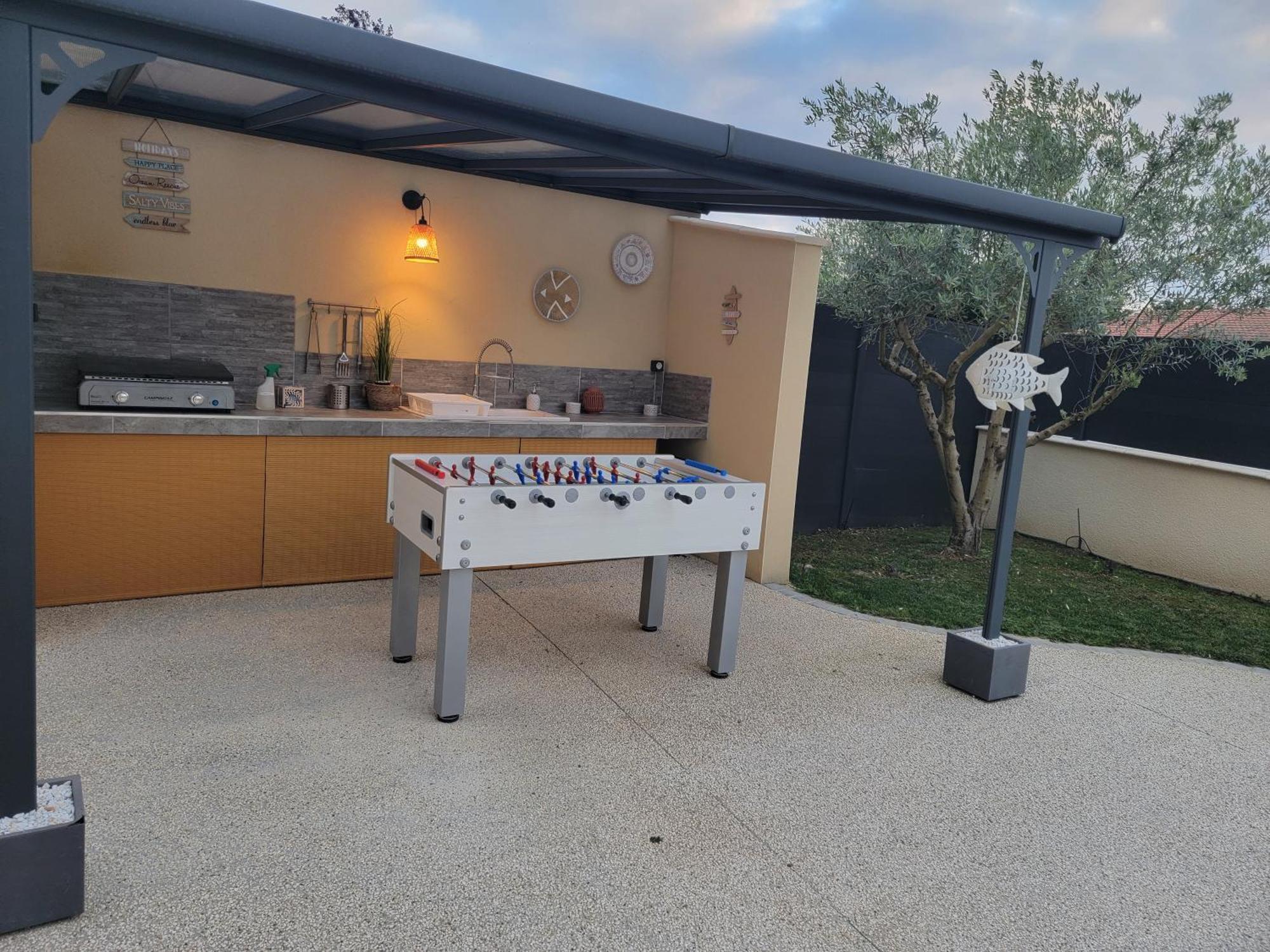 Villa Des Oliviers Sublime Villa Avec Piscine Chauffee Et Privee Et Baby Foot Bon-Encontre Екстериор снимка