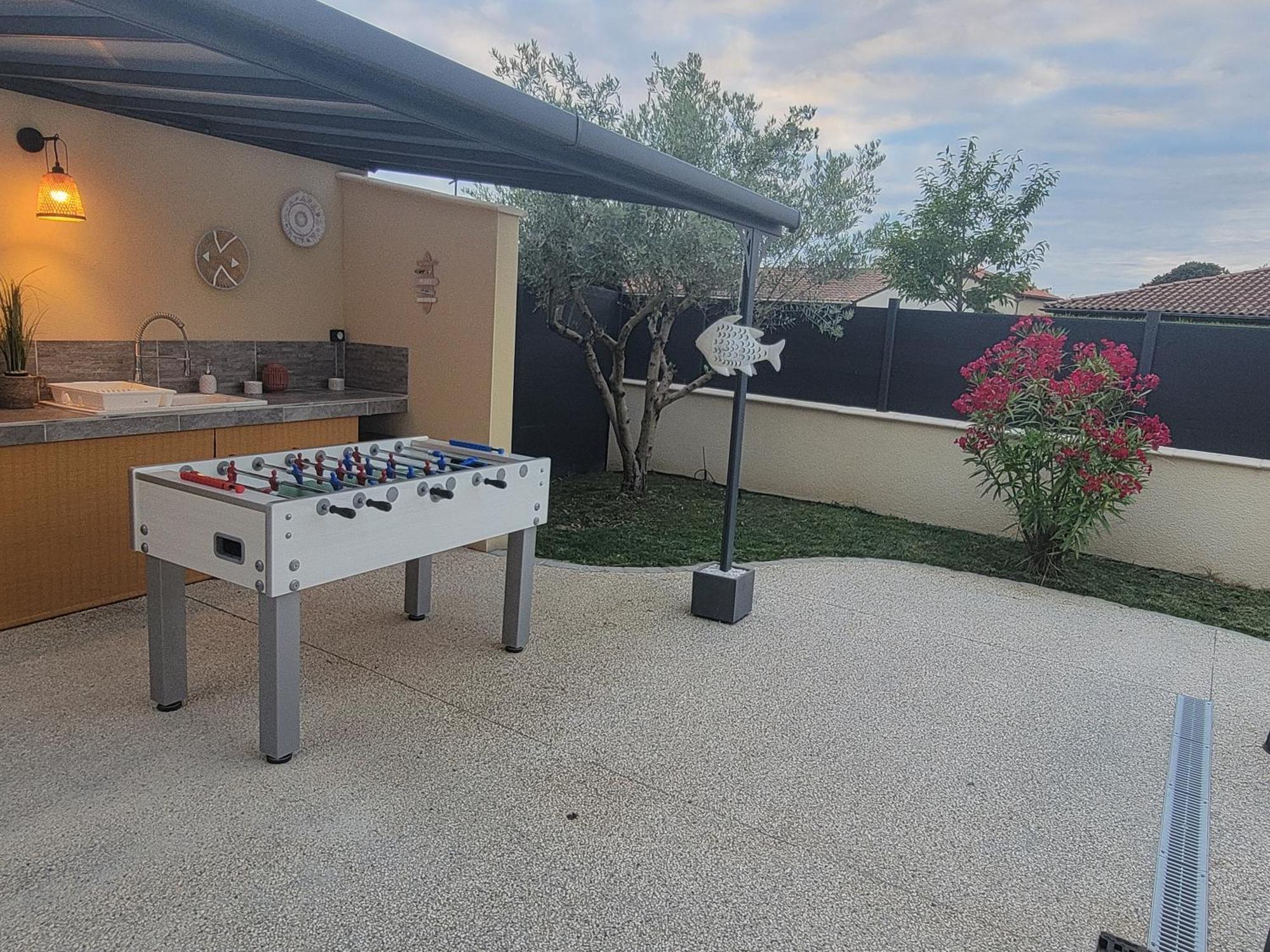 Villa Des Oliviers Sublime Villa Avec Piscine Chauffee Et Privee Et Baby Foot Bon-Encontre Екстериор снимка