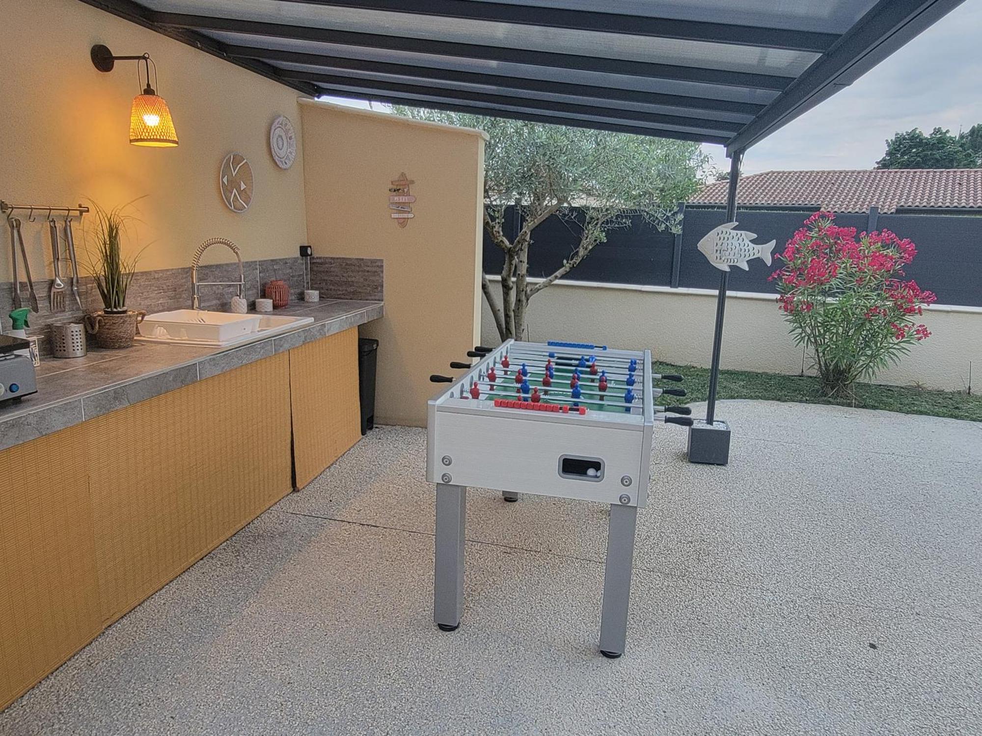 Villa Des Oliviers Sublime Villa Avec Piscine Chauffee Et Privee Et Baby Foot Bon-Encontre Екстериор снимка