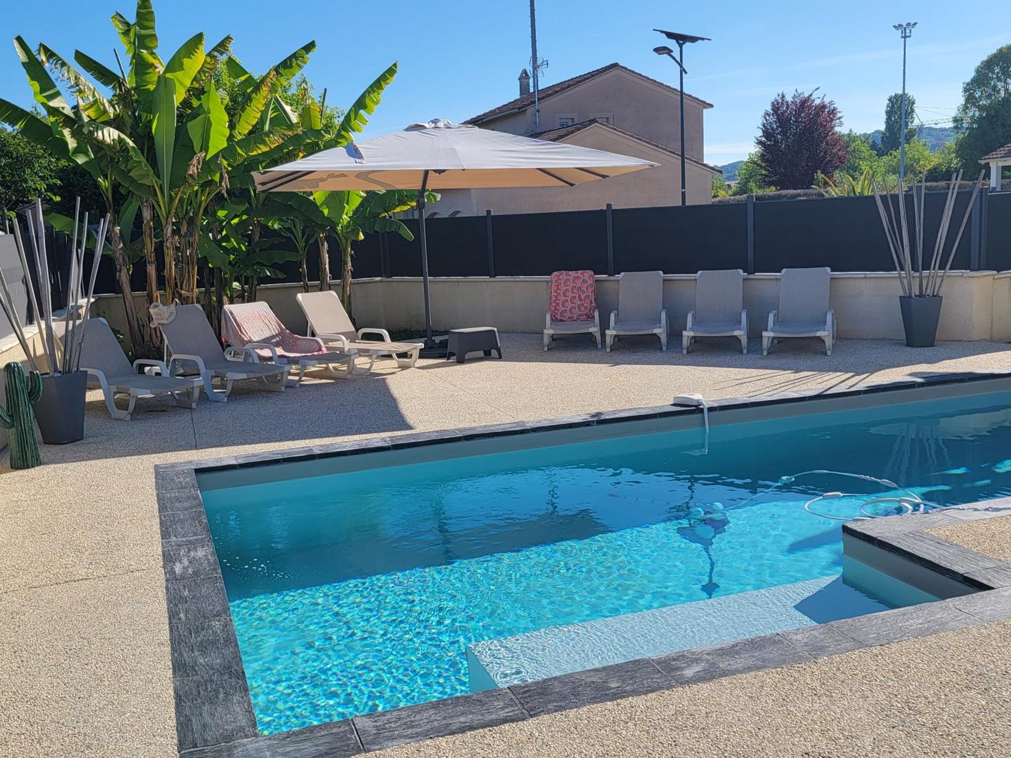 Villa Des Oliviers Sublime Villa Avec Piscine Chauffee Et Privee Et Baby Foot Bon-Encontre Екстериор снимка